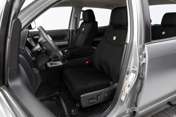 Covercraft 09-13 Dodge Ram Carhartt Super Dux PrecisionFit Custom Front Row Seat Covers - Black