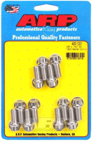 ARP 3/8 x .750 SS 12pt Header Bolt Kit