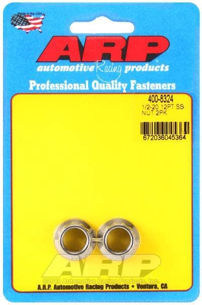 ARP 1/2-20 SS 12pt nut kit