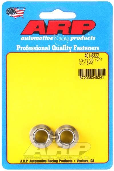 ARP 1/2-13 SS 12pt nut kit