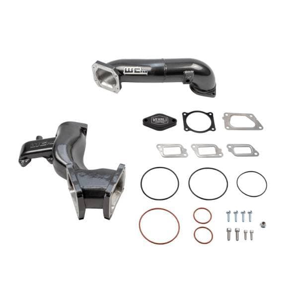 Wehrli 11-16 Chevrolet 6.6L LML Duramax High Flow Y-Bridge Kit - Bronze Chrome
