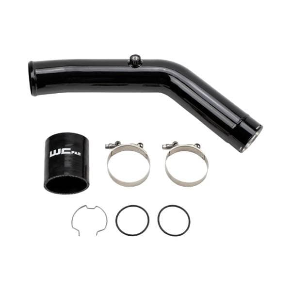 Wehrli 23-24 Ford 6.7L HO Power Stroke 3in Hot Side Intercooler Pipe - Gloss Black