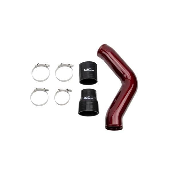 Wehrli 13-18 Cummins 6.7L Driver Side 3.5 in. Intercooler Pipe - WCFab Red