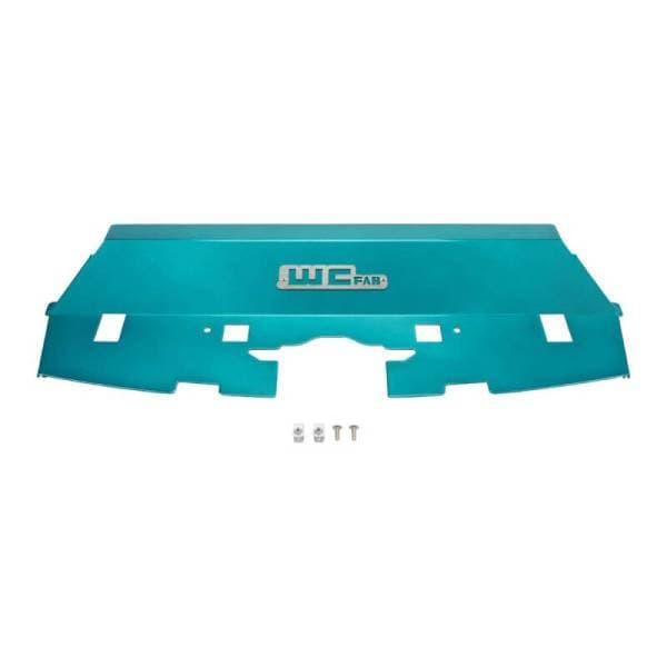 Wehrli 13-18 Cummins Fabricated Aluminum Radiator Cover - Candy Teal