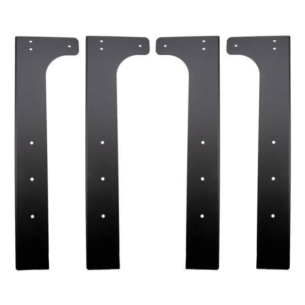 Wehrli Modular Steel Work Bench Leg Kit, 34in. Tall x .120in. Thick, Blueberry Frost