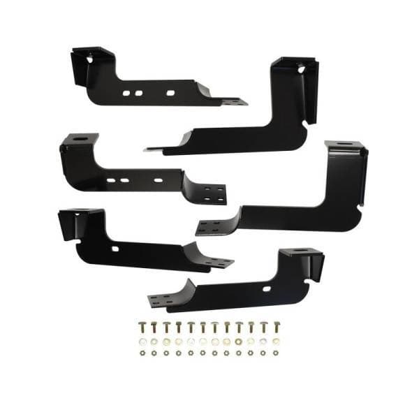 Westin 2004-2013 Chevy Silverado 1500 Crew Cab Premier Oval Nerf Step Bar Mount Kit - Black