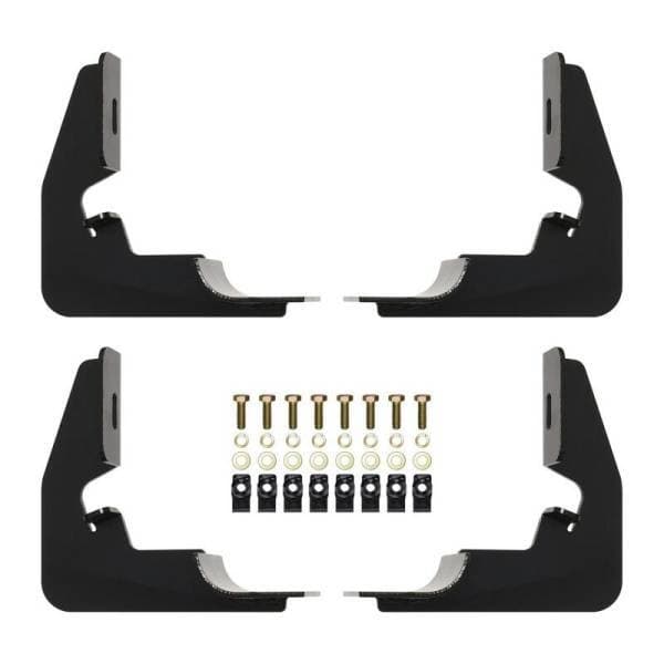 Westin 2014-2018 Chevy Silverado 1500 Reg Cab Premier Oval Nerf Step Bar Mount Kit - Black