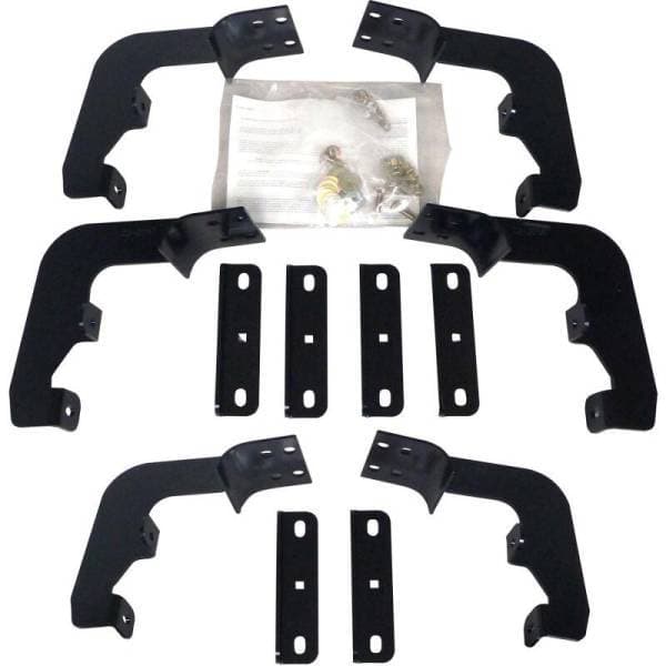 Westin 2015-2018 Chevrolet/GMC Colorado/Canyon Crew Cab Premier Oval Nerf Step Bar Mount Kit - Black