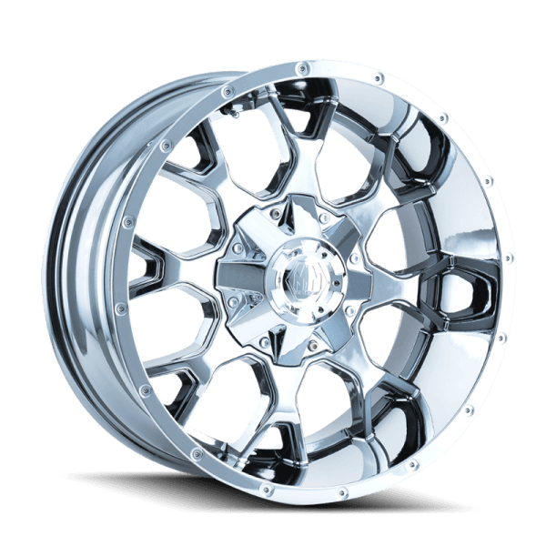 Mayhem 8015 Warrior 18x9 / 5x114.3 BP / 18mm Offset / 87mm Hub Chrome Wheel