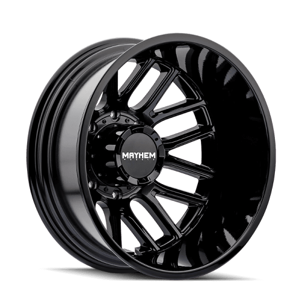 Mayhem 8107D Cogent Dually 20x8.25 / 8x165.1 BP / -192mm Offset / 121.3mm Hub Gloss Black Wheel