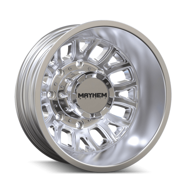 Mayhem 8107D Cogent Dually 17x6.5 / 8x200 BP / -142mm Offset / 142mm Hub Polished Wheel