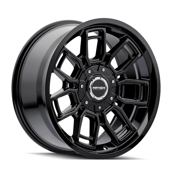 Mayhem 8118 Ordinance 20x9 / 5x127/139.7 BP / 87.1mm Hub Gloss Black Wheel