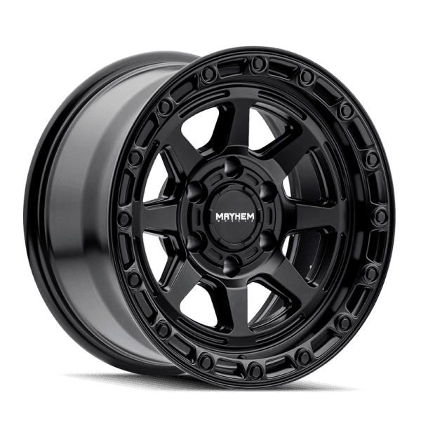 Mayhem 8306 Ridgeline 17x8.5 / 6x139.7 BP / 6mm Offset / 106.1mm Hub Satin Black Wheel
