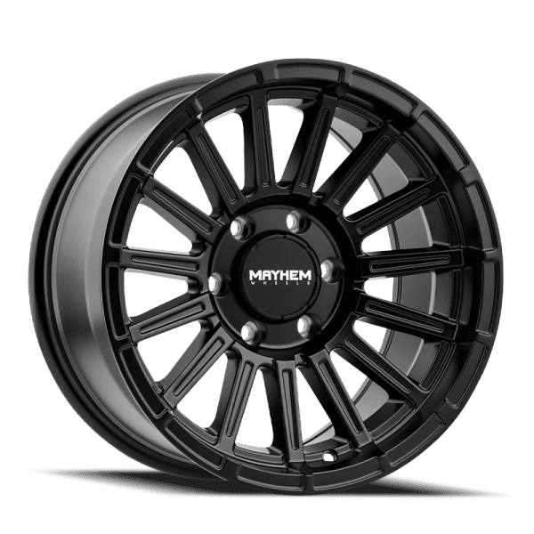 Mayhem 8309 Granite 17x9 / 6x139.7 BP / 0mm Offset / 106.1mm Hub Satin Black