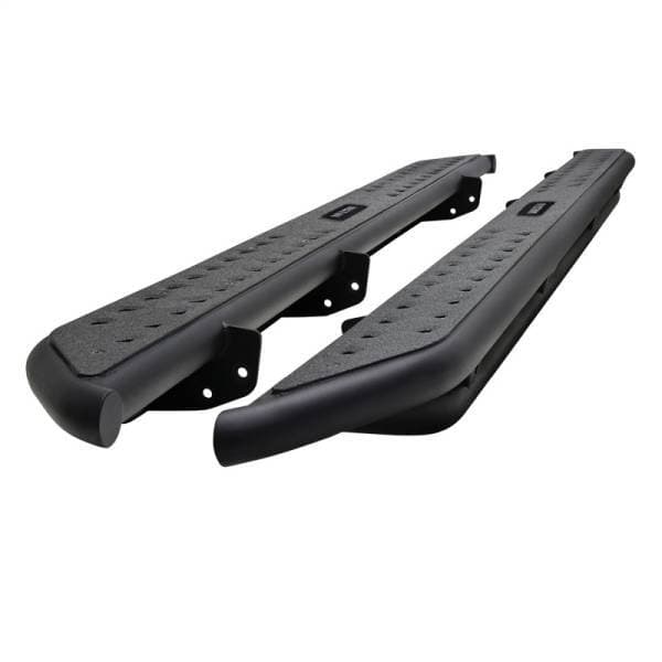 Westin 14-18 Chevrolet/GMC Silv/Seirra 1500 Double Cab Outlaw Nerf Step Bars - Textured Black