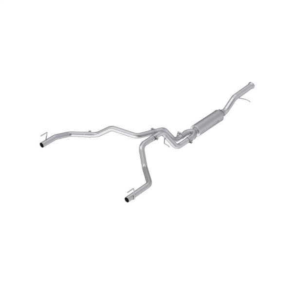 MBRP 21-25 Cadillac Escalade 6.2L (Excl V-Series) T304 2.5in Dual Split Rear 3in Cat Back Exhaust