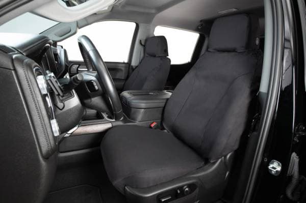 Covercraft 17-18 Ford F-250 Polycotton SeatSaver Custom Second Row Seat Covers - Charcoal