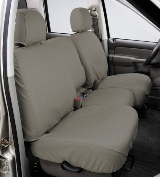 Covercraft 19-22 Ford F150 Polycotton SeatSaver Custom Second Row Seat Covers - Misty Grey