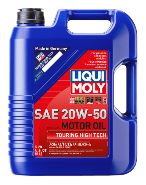LIQUI MOLY 5L Touring High Tech Motor Oil SAE 20W50