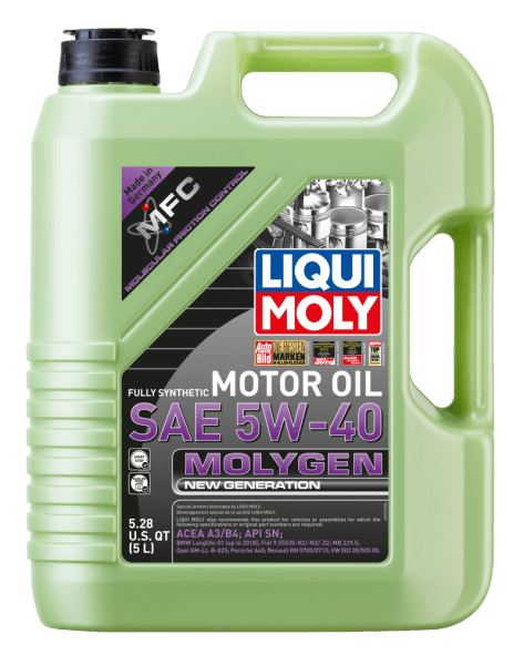 LIQUI MOLY 5L Molygen New Generation Motor Oil SAE 5W40