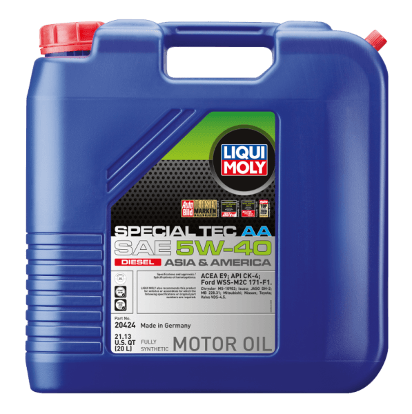 LIQUI MOLY 20L Special Tec AA Motor Oil SAE 5W40 Diesel
