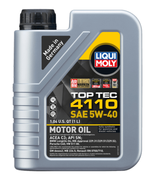LIQUI MOLY 1L Top Tec 4110 Motor Oil SAE 5W40