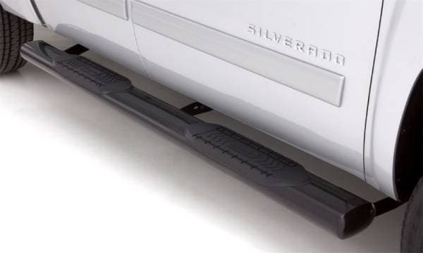 Lund 10-17 Dodge Ram 2500 Crew Cab 6in. Oval Straight Black Nerf Bars - Black