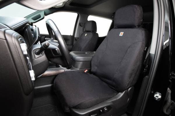 Covercraft 14-18 Chevrolet Silverado Carhartt Super Dux SeatSaverSecond Row Seat Covers - Blk
