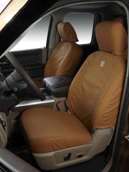 Covercraft 19-22 Ford F150 Carhartt SeatSaver Custom Second Row Seat Covers - Brown