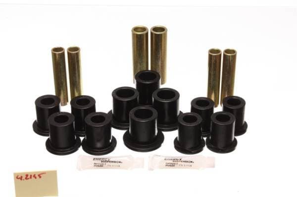 Energy Suspension Ford Rear Spring Bushing Set Complete - Black