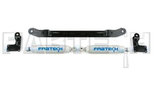Fabtech 99-04 Ford F250/350 4WD Dual Performance Steering Stabilizer Kit