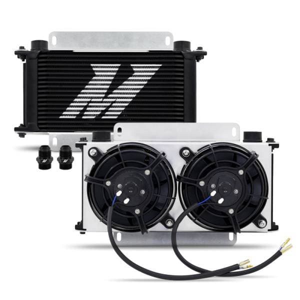 Mishimoto Universal Oil Cooler Kit - 19 Row Cooler and 2x5in Fans