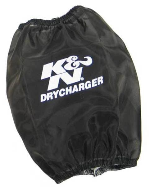 K&N Black Drycharger Round Tapered Air Filter Wrap 5.5in Base ID x 4.5in Top ID x 6.5in H