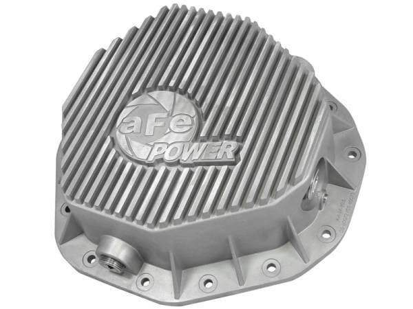 aFe Rear Differential Cover (Raw; Street Series); Dodge Diesel Trucks 03-05 L6-5.9L (td)