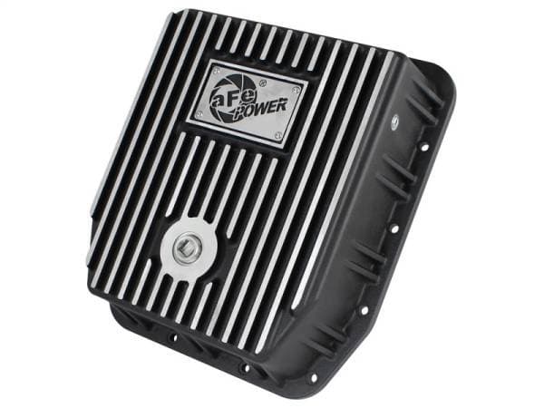 aFe Transmission Pan (Black); Ford Trucks 94-08 AODE