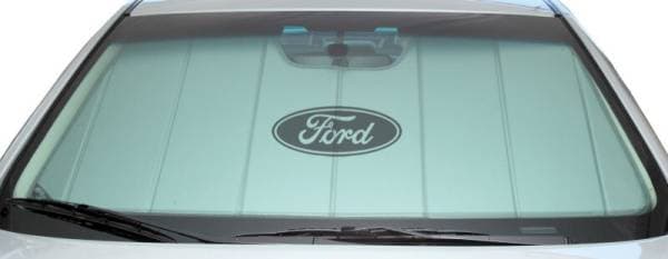 Covercraft UVS100 Custom Sunscreen with Black Ford Oval logo