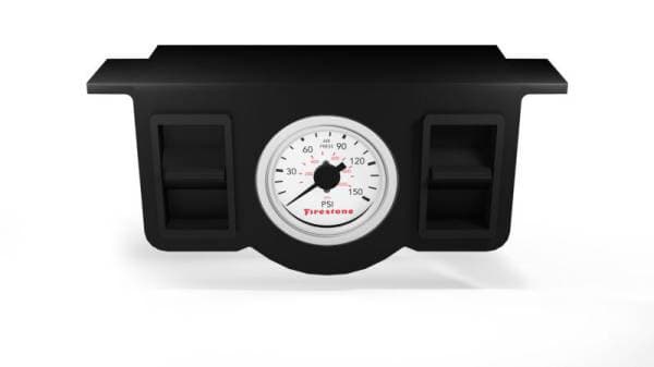 Firestone Pneumatic Dual Pressure Gauge - White Plastic (WR17602574)