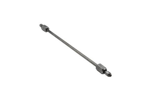 Fleece Performance 14in High Pressure Fuel Line (8mm x 3.5mm Line, M14x1.5 Nuts)