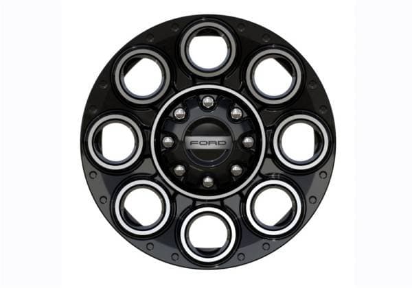 Ford Racing 23-24 Super Duty 20x8in Wheel Kit - Black w/Machined Face