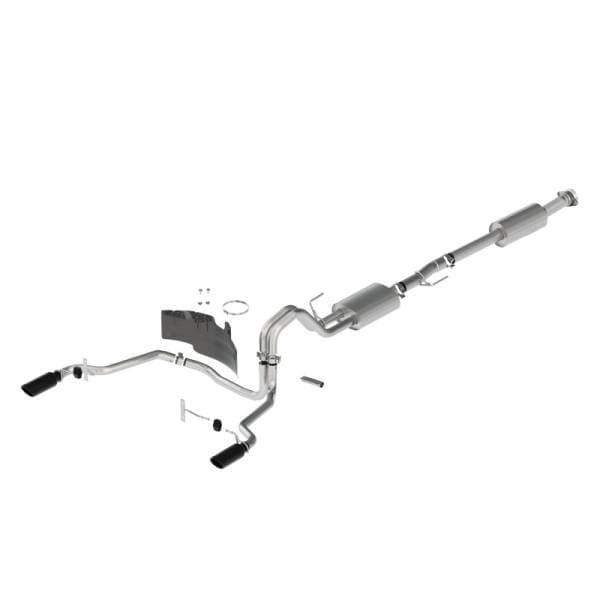 Ford Racing 21-24 F-150 Sport Rear Exit Exhaust - Black Tips