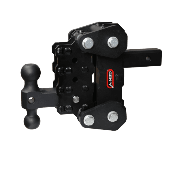 Gen-Y Phantom-XT 2in Solid Shank 4.25in Drop 1K TW 10K Hitch w/GH-031 Dual-Ball Mount