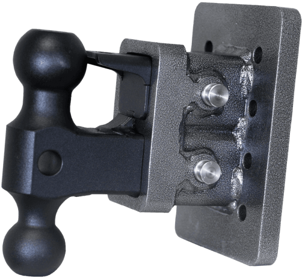 Gen-Y Mega Duty 2in Bolt-On 2.5in Drop 2K TW 16K Hitch w/GH-051 Dual-Ball/GH-032 Pintle Lock