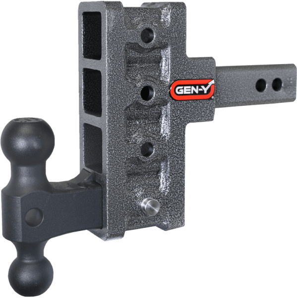 Gen-Y Mega Duty 2in Shank 5in Offset Drop 2K TW 16K Hitch w/GH-051 Dual-Ball
