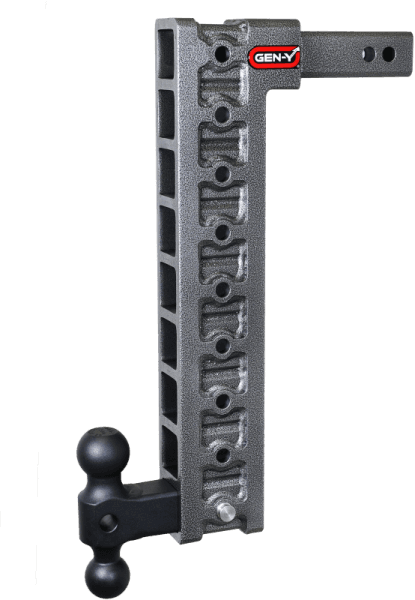 Gen-Y Mega Duty 2in Shank 20in Drop 1.5K TW 10K Hitch w/GH-031 Dual-Ball/GH-0100 Stabilizer Kit