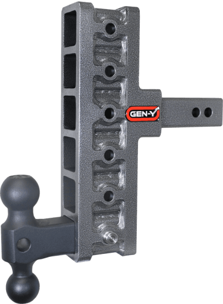 Gen-Y Mega Duty 2in Shank 7.5in Offset Drop 1.5K TW 10K Hitch w/GH-031 Dual-Ball