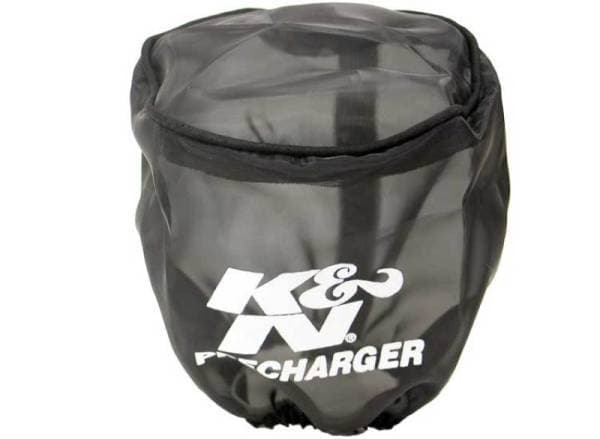 K&N PreCharger Air Filter Wrap Black Universal 4in. Height 4in. Inside Diameter