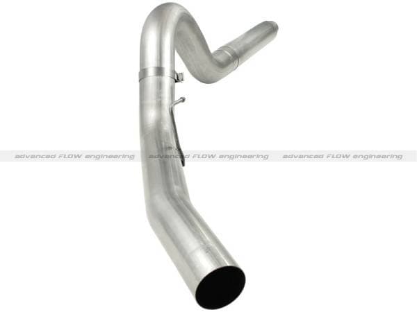 aFe MACHForce XP 5in DPF-Back Stainless Steel Exh Sys, No tip, Ford Diesel Trucks 08-10 V8-6.4L