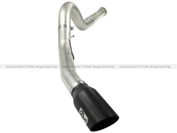 aFe MACHForce XP 5in DPF-Back Stainless Steel Exhaust , Blk, Ford Diesel Trucks 11-14 V8-6.7L td