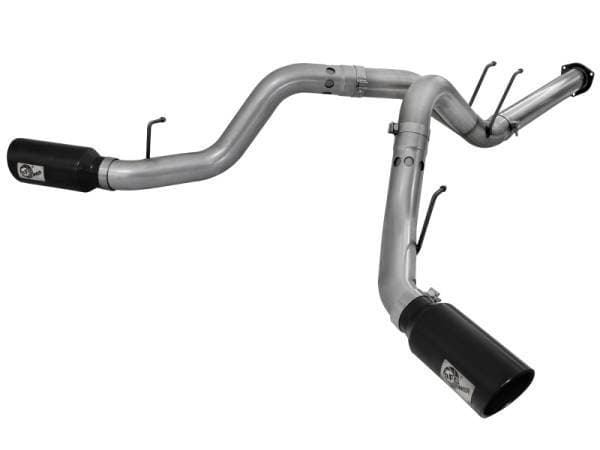 aFe Large Bore-HD DPF-Back Exhaust System Ford Diesel Trucks 11-14 V8-6.7L (td)