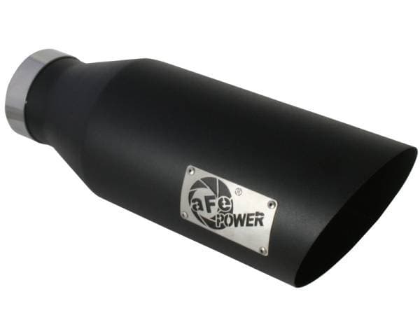 aFe MACH Force-Xp Universal Exhaust Tip 4 IN Inlet x 7 IN Outlet x 18 IN L